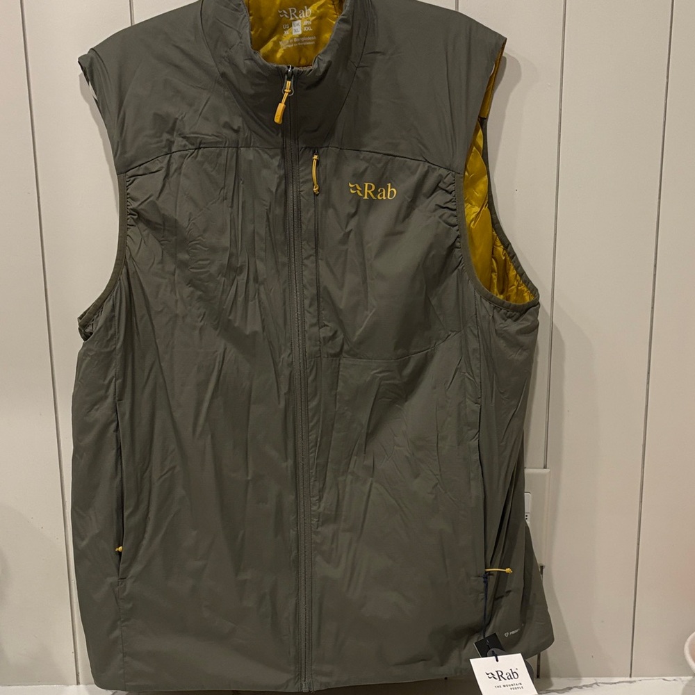 Rab Men's Gray/Green Vest